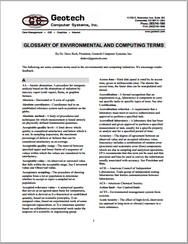Free Environmental Computing Glossary