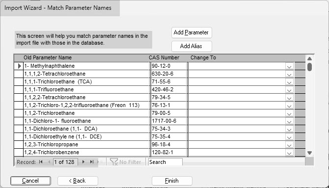 import match parameter names