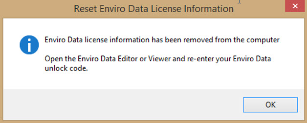 reset concurrent license