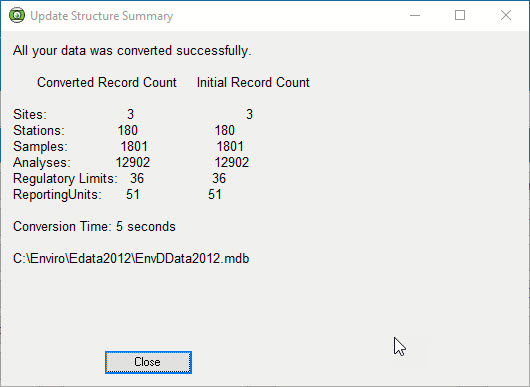 update sucessful